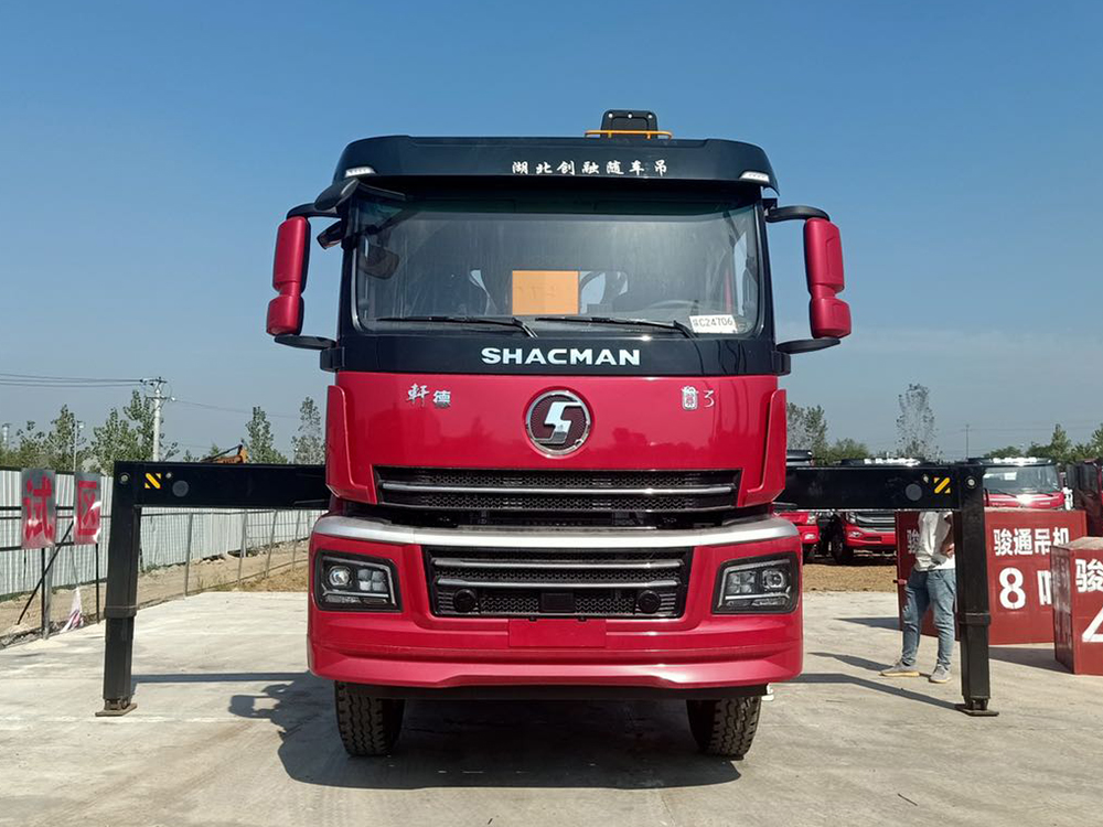 陜汽軒德翼3前四后八駿通12噸5節(jié)臂隨車(chē)吊